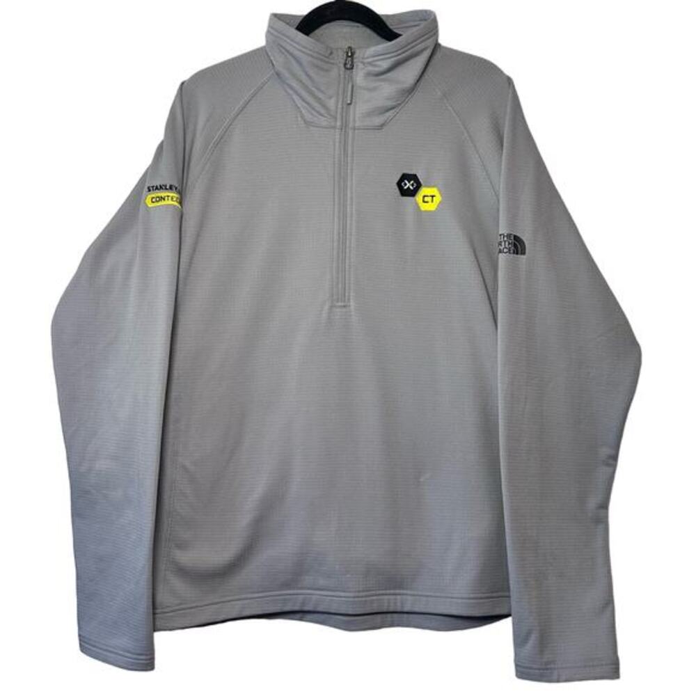 The North Face Men's Mountain Peaks Quarter Zip Fleece‎ Gray Size Large
